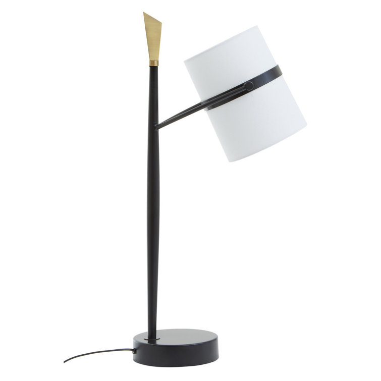 Brayden Studio Andrii 66Cm Black Desk Lamp Wayfair.co.uk
